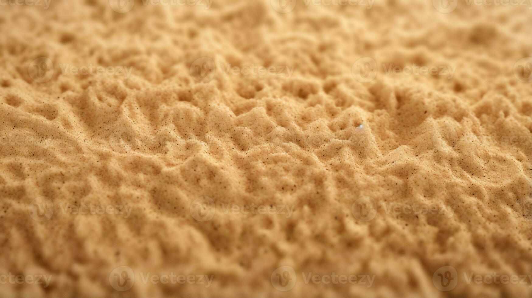 Top view of sandy beach. Background with copy space and visible sand texture Generative AI photo