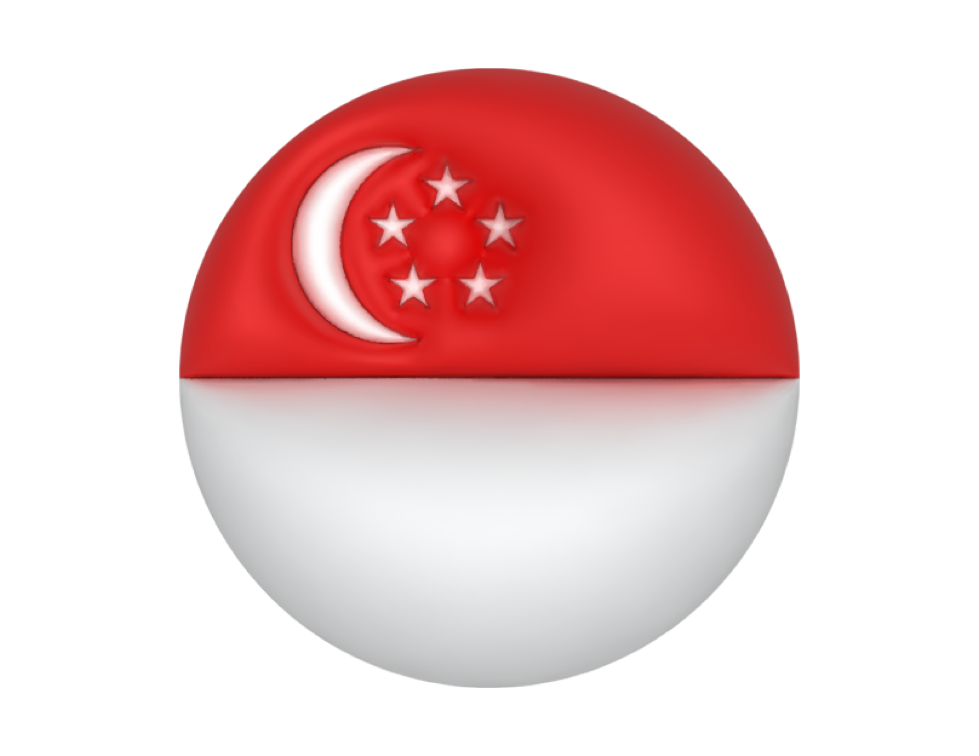 Flag of singapore on transparent background 33347086 png