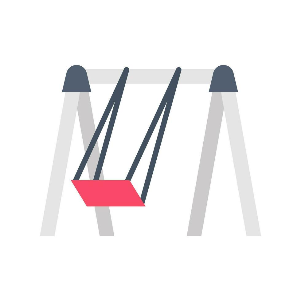 Swings icon in vector. Illustration vector