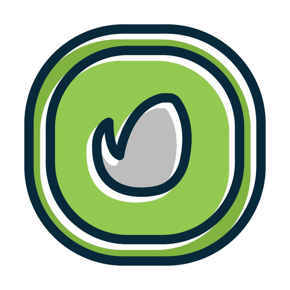 Envato Vector Thick Line Filled Dark Colors