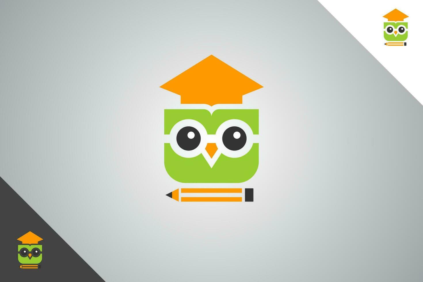 Owl modern logotype and symbol. Perfect logo for business related to animal, pet and veterinary. Isolated on background. Vector eps 10.