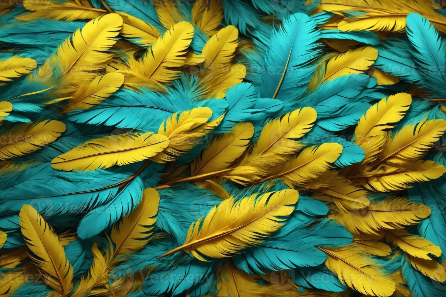 Yellow Feather Background, Feather Wallpaper, Feathers Background