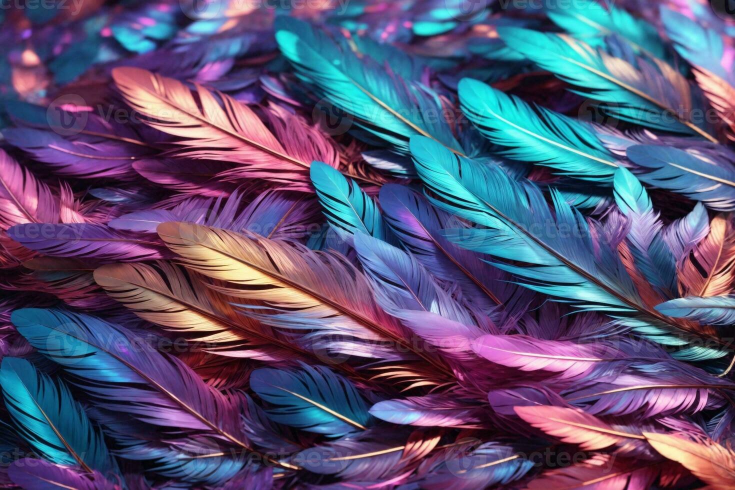 a close up of a bunch of black and brown feathers generative ai 32100863  Stock Photo at Vecteezy