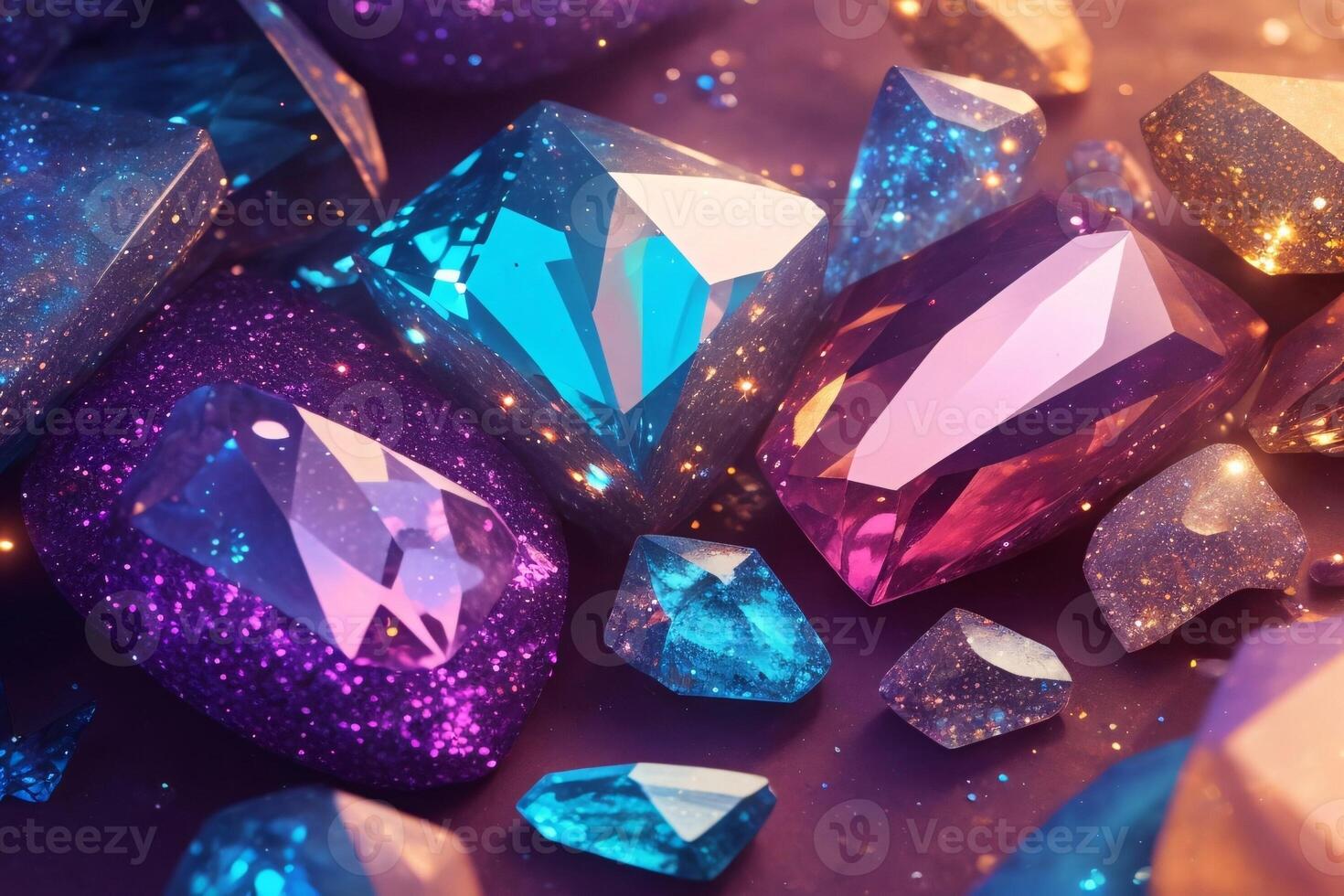 Crystal Diamond Background, Crystal Gemstone Background, Crystal