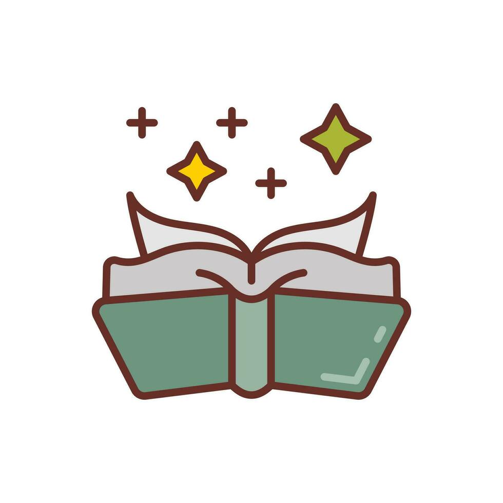 Magic Book icon in vector. Illustration vector