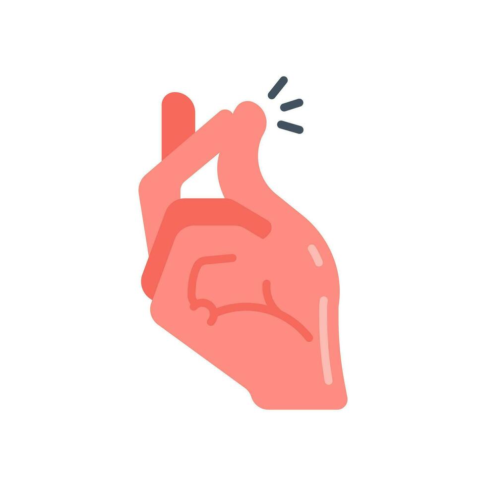 Finger Snapping icon in vector. Illustration vector