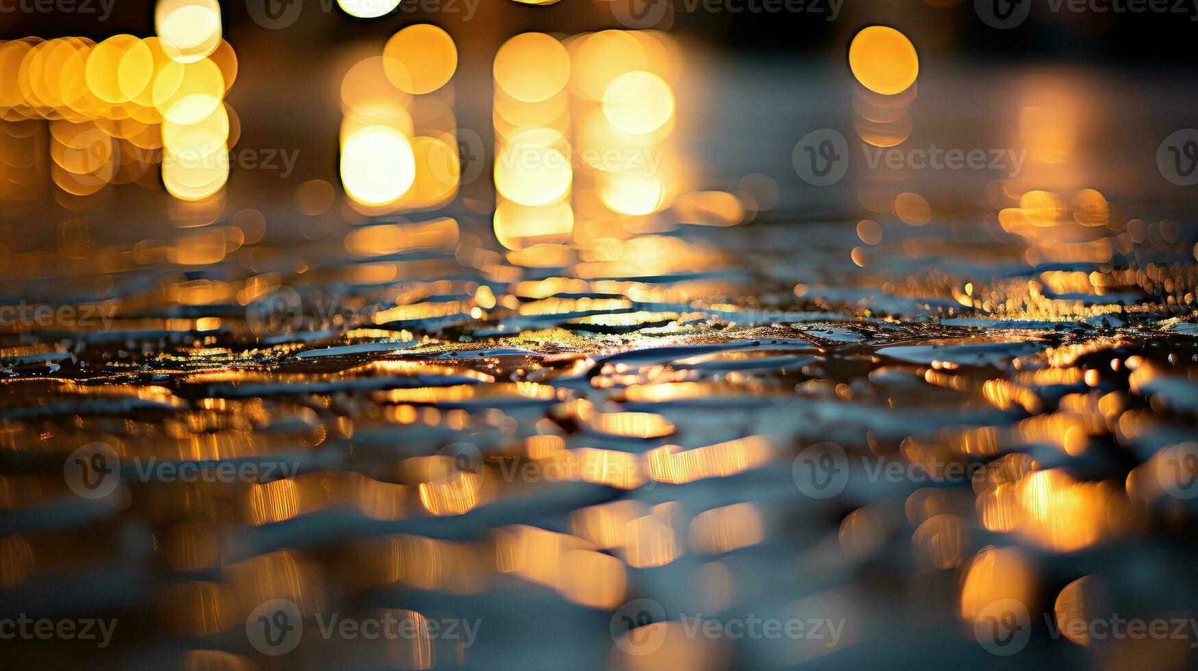 abstract rain macro background detailed ai generated photo