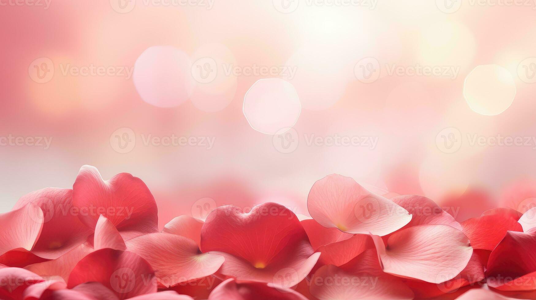 beautiful romance flower background simple ai generated photo