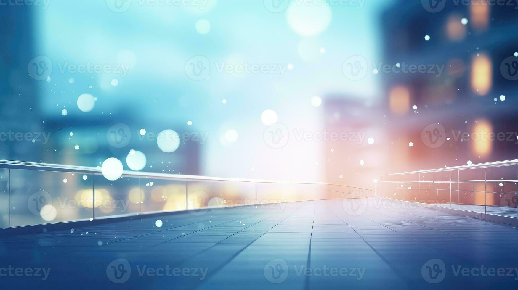 business bokeh building medical background ai generated photo