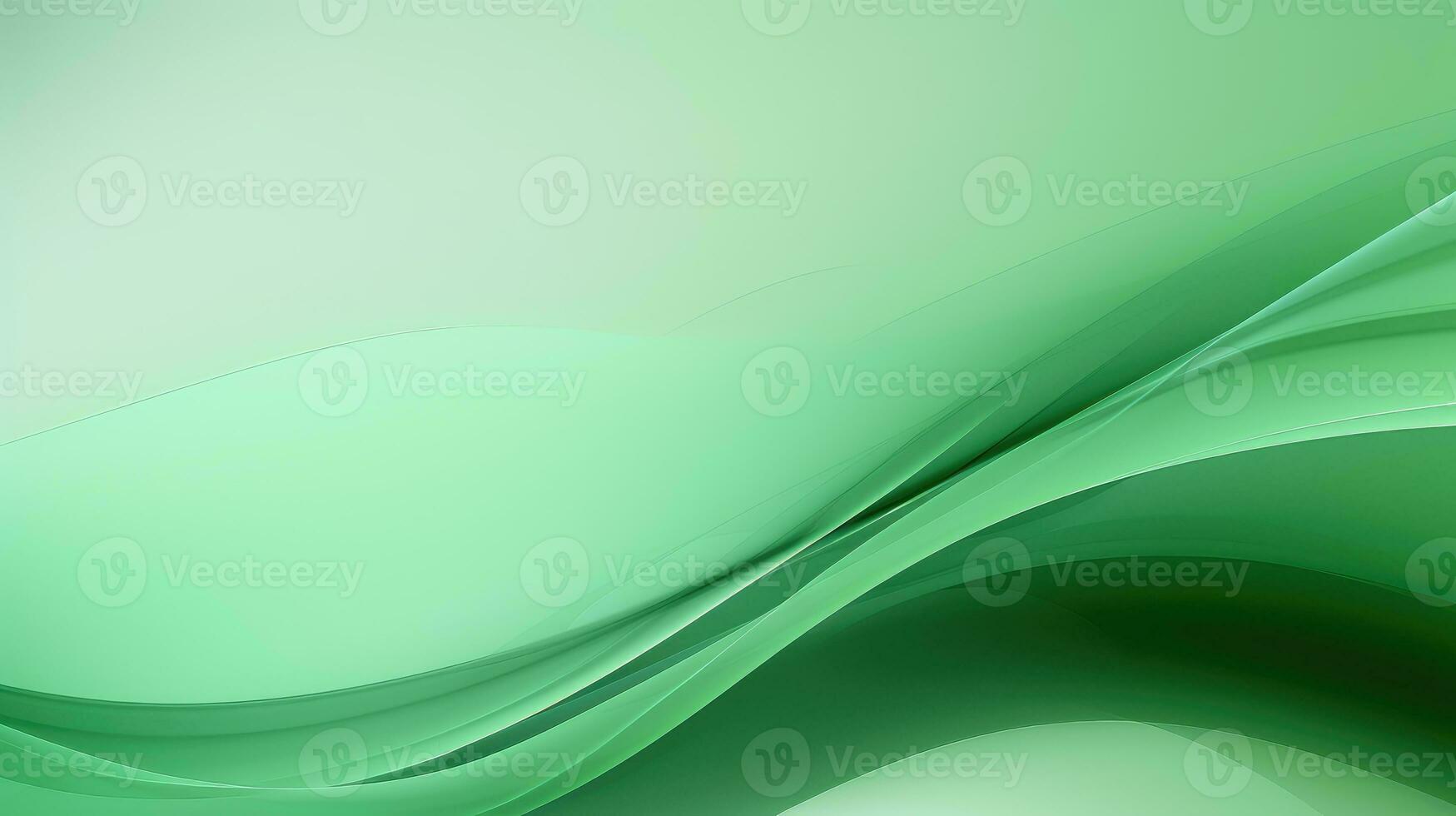 template abstract blank green background ai generated photo