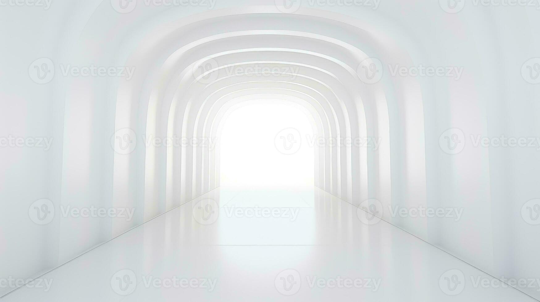 floor white wall corridor background ai generated photo