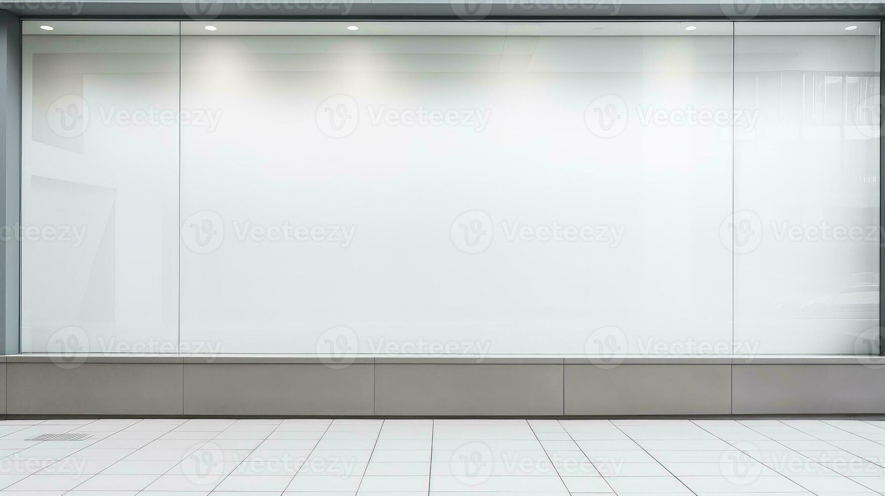 light white gray shop background ai generated photo