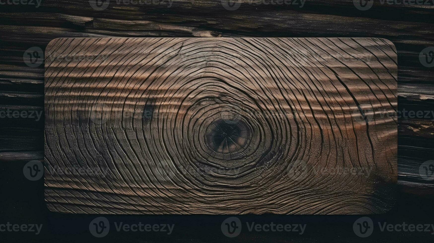 inspiration concept wood card top view ai generated photo