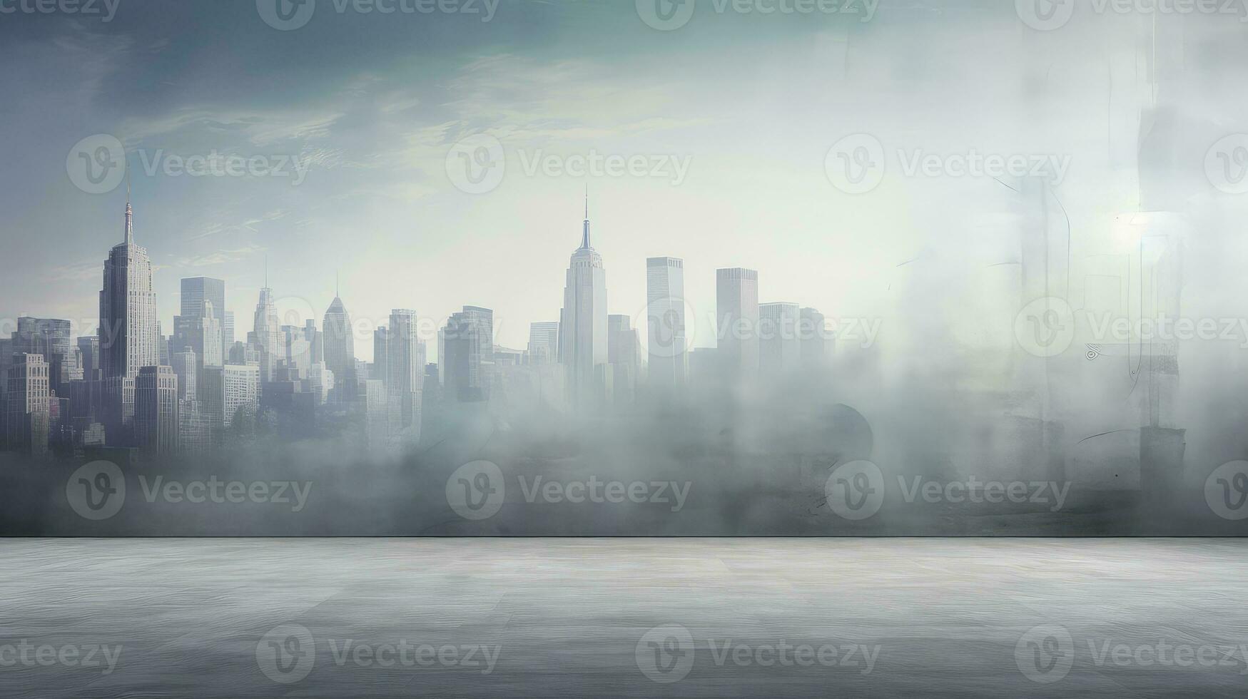 design interior wall city background ai generated photo