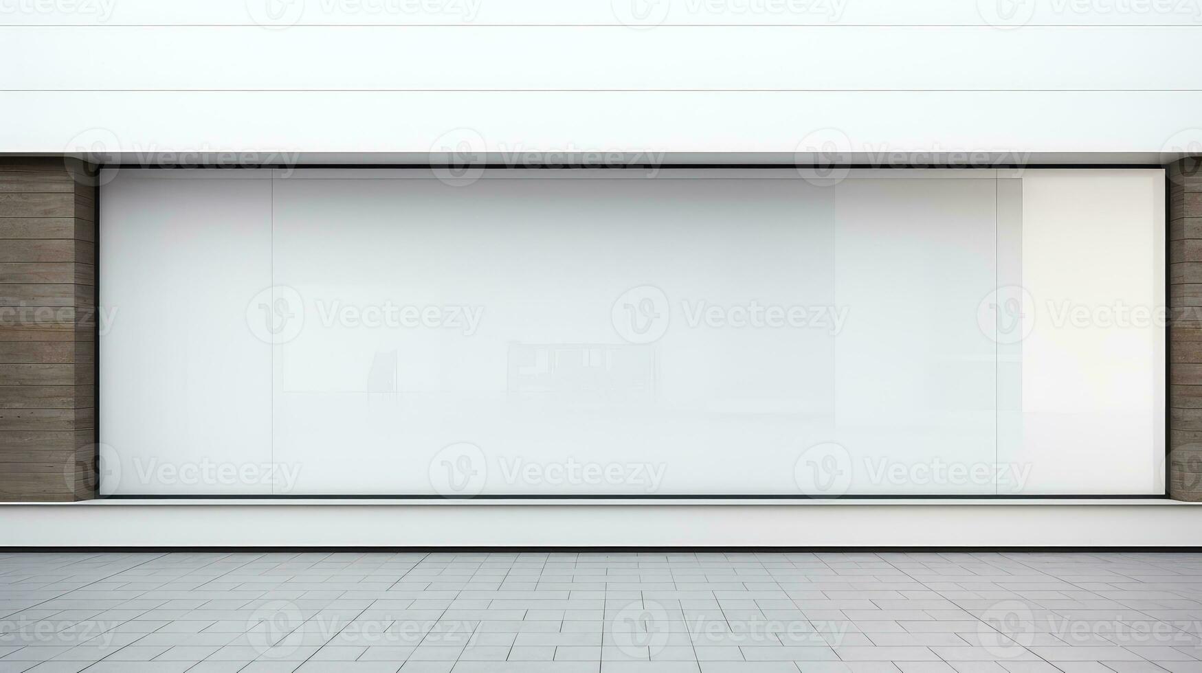 front business clean shop background ai generated photo