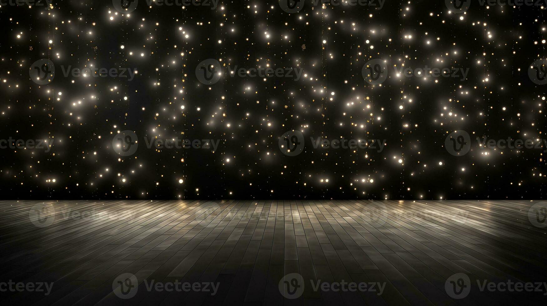 abstract bokeh wall black background ai generated photo