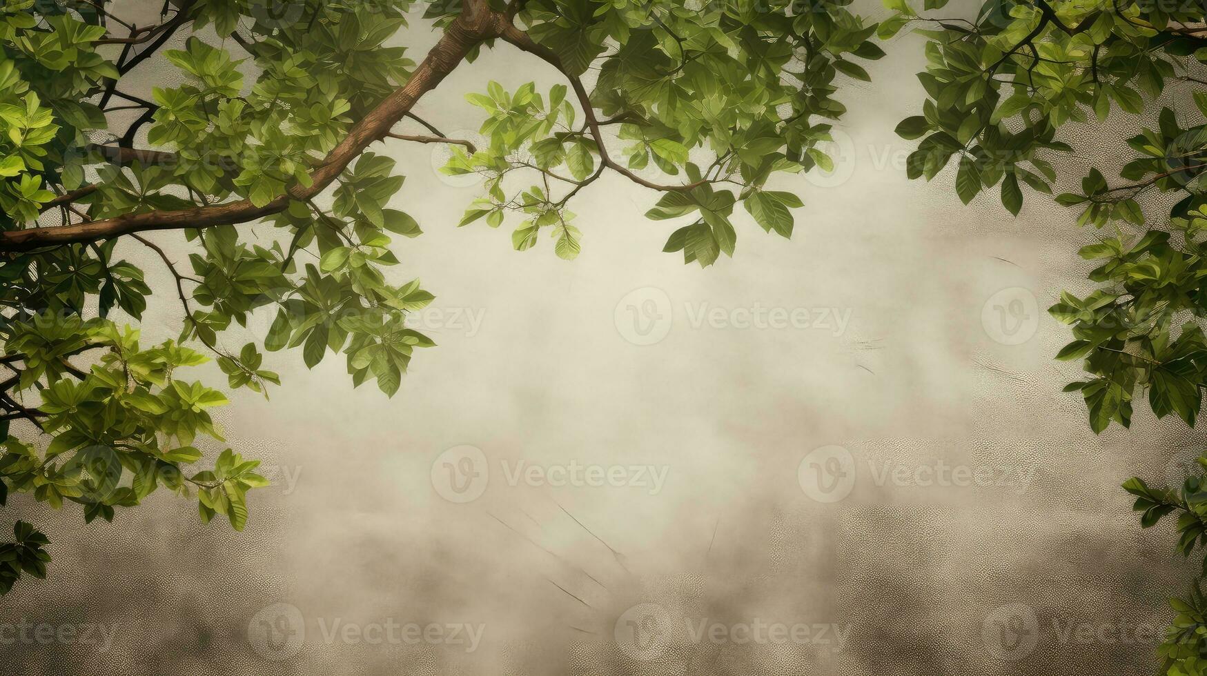 encima gastos generales árbol frontera parte superior ver ai generado foto