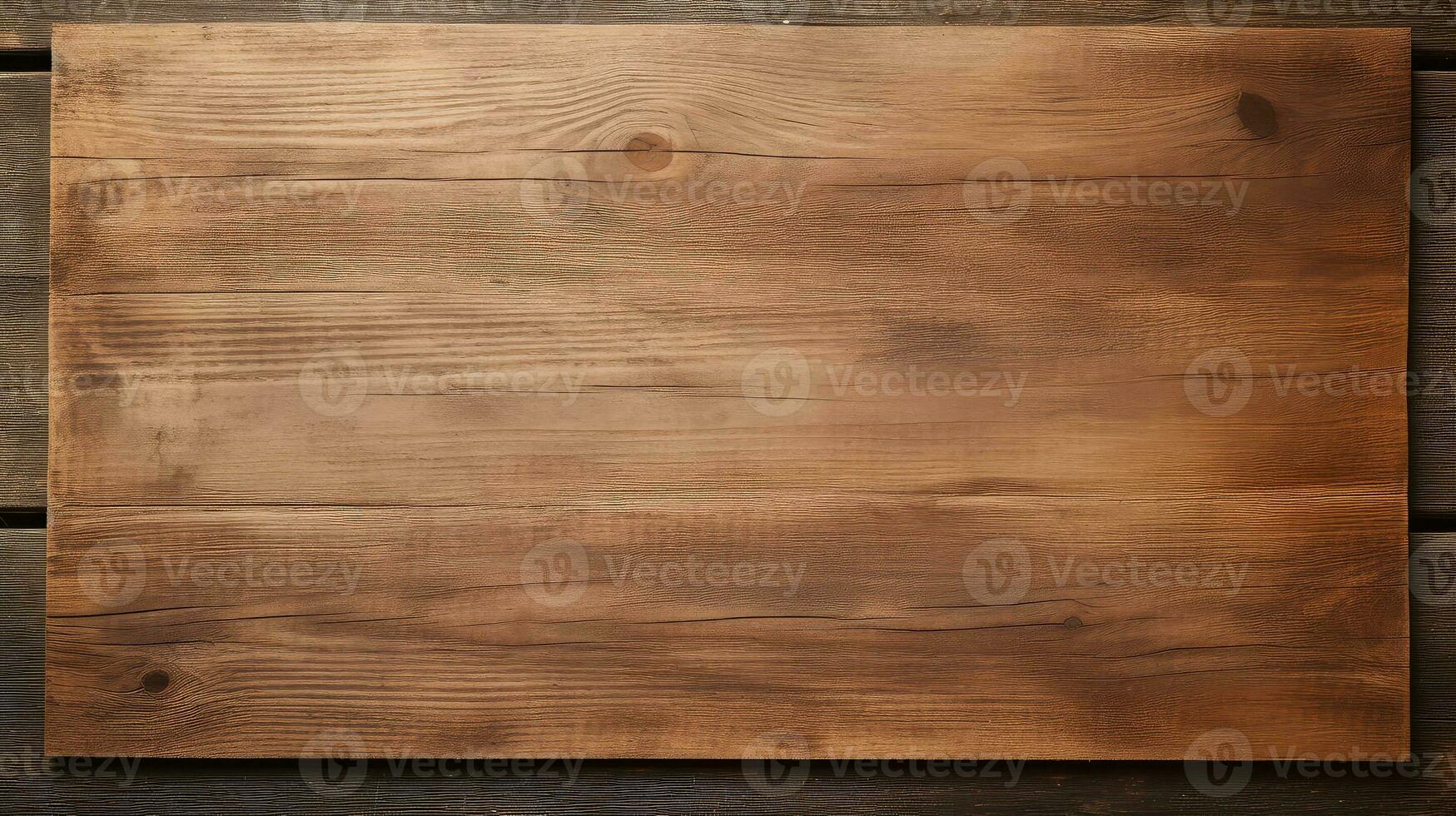 lona de madera rústico tarjeta parte superior ver ai generado foto