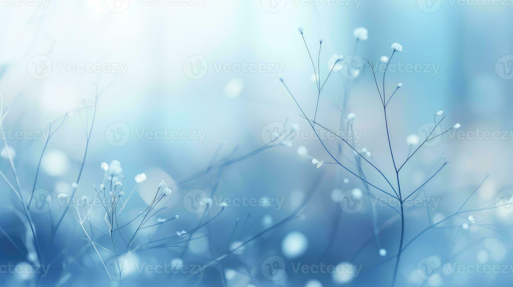 color blurry blue outdoor background ai generated photo