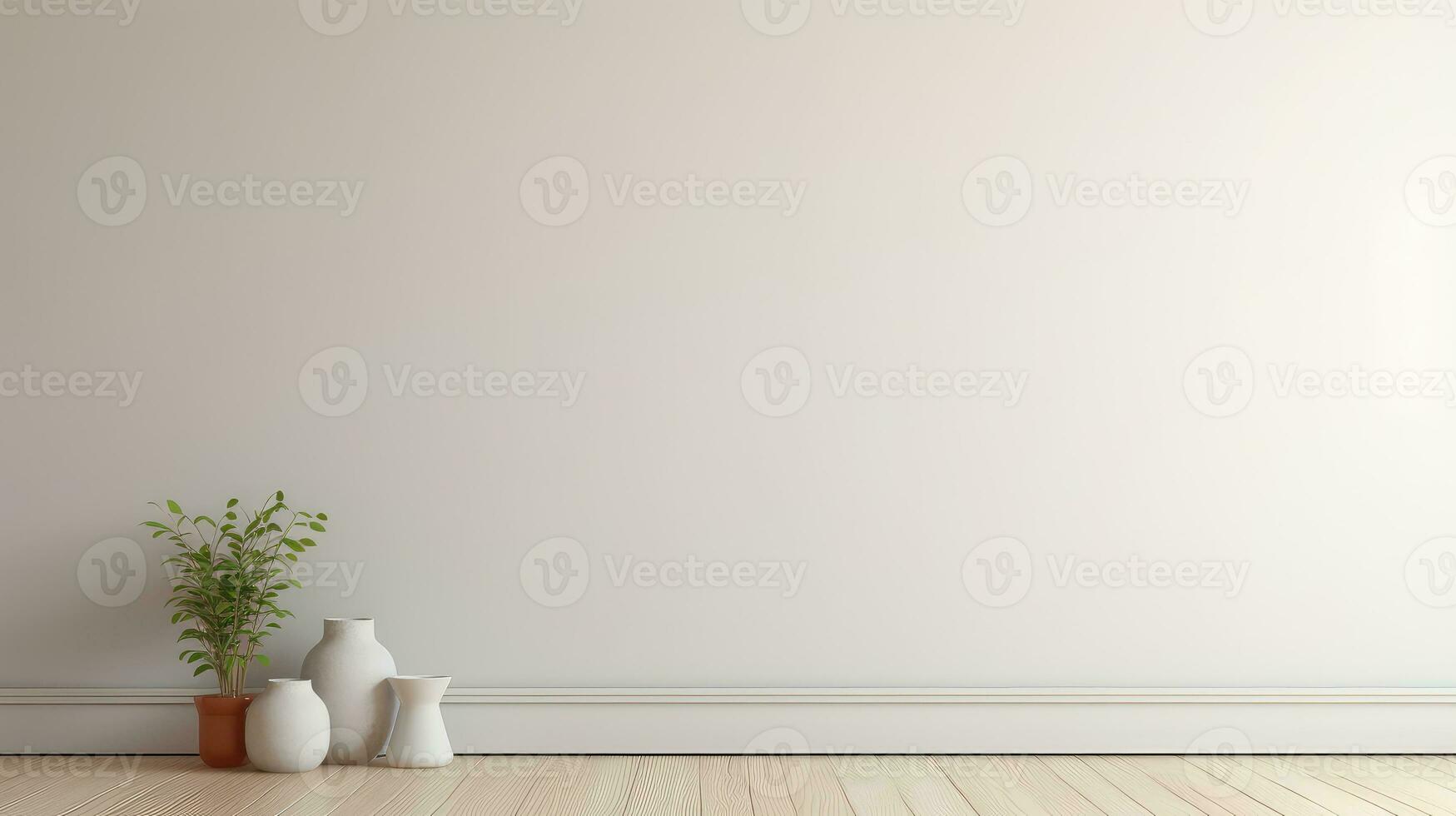 space empty blank home background ai generated photo