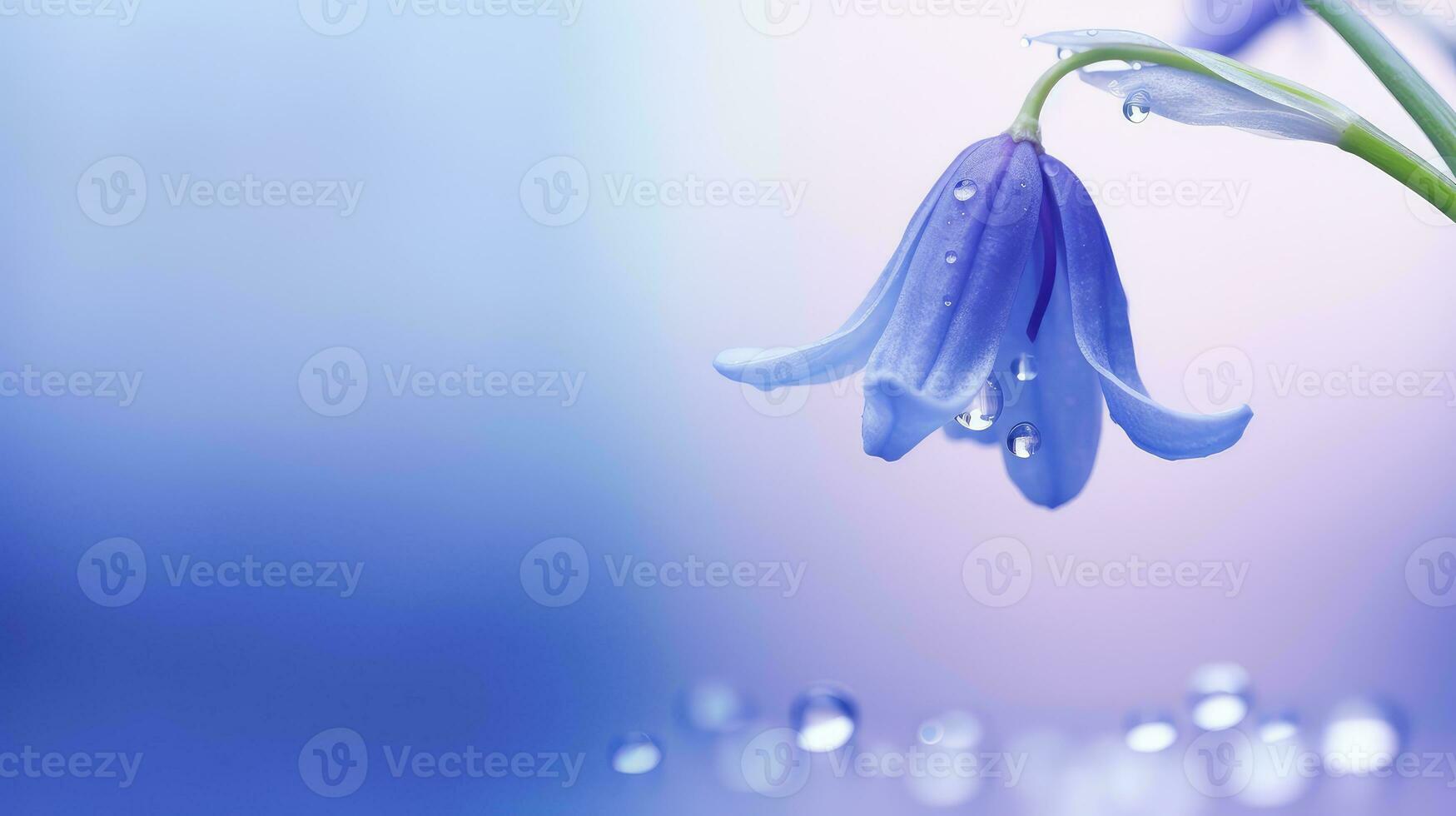 plant spring flower background macro ai generated photo