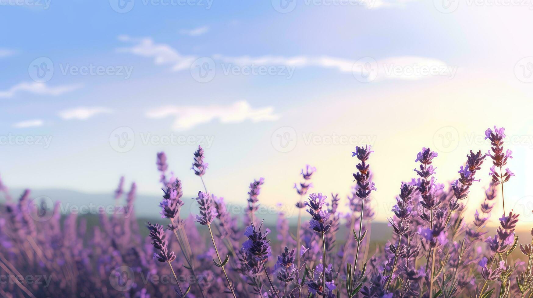 nature flora flower background serene ai generated photo