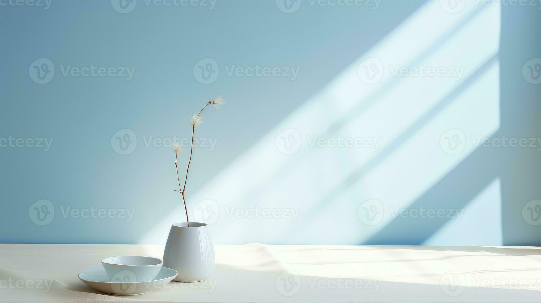 backdrop abstract soft table background ai generated photo