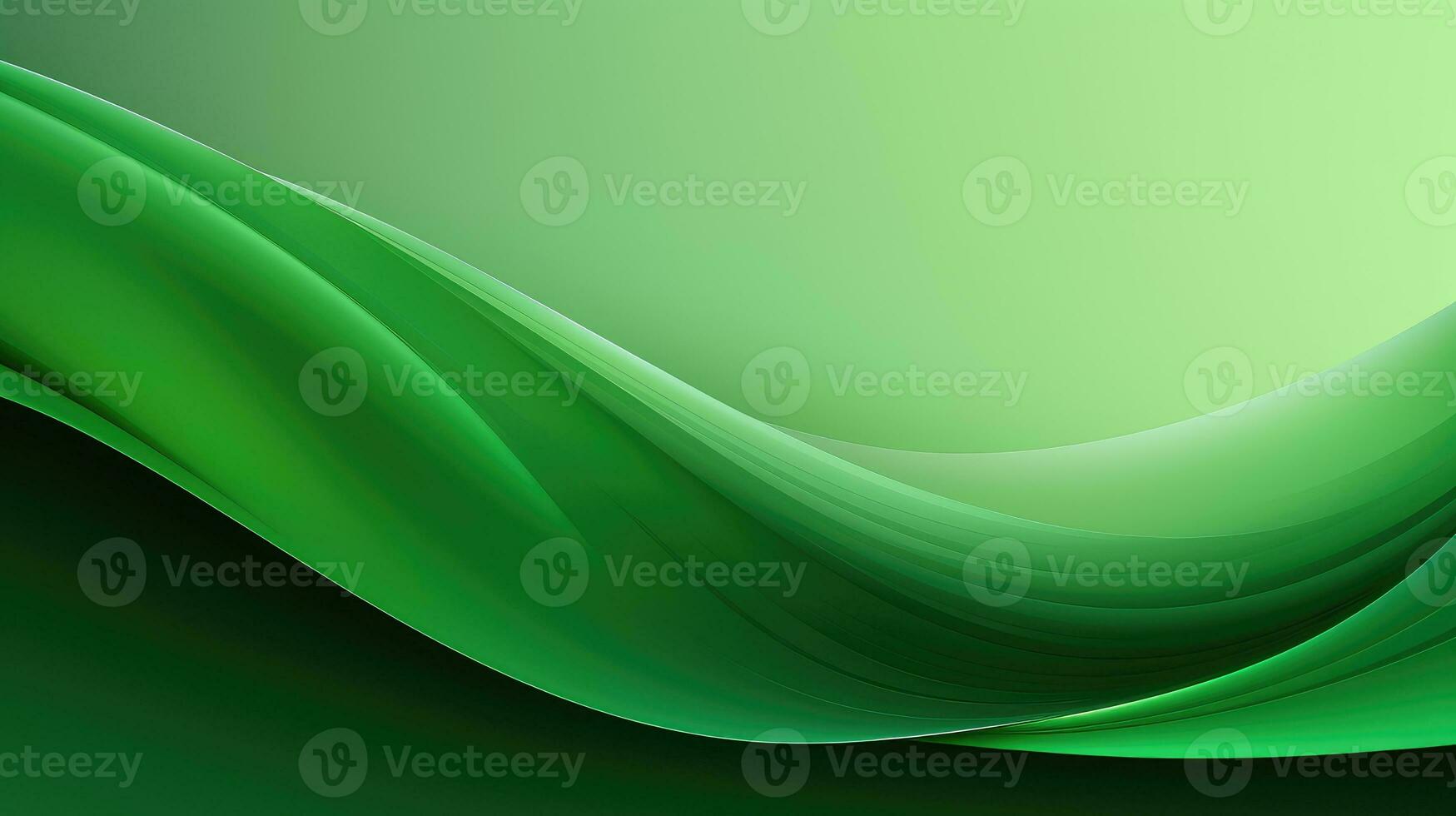 minimalist abstract blank green background ai generated photo