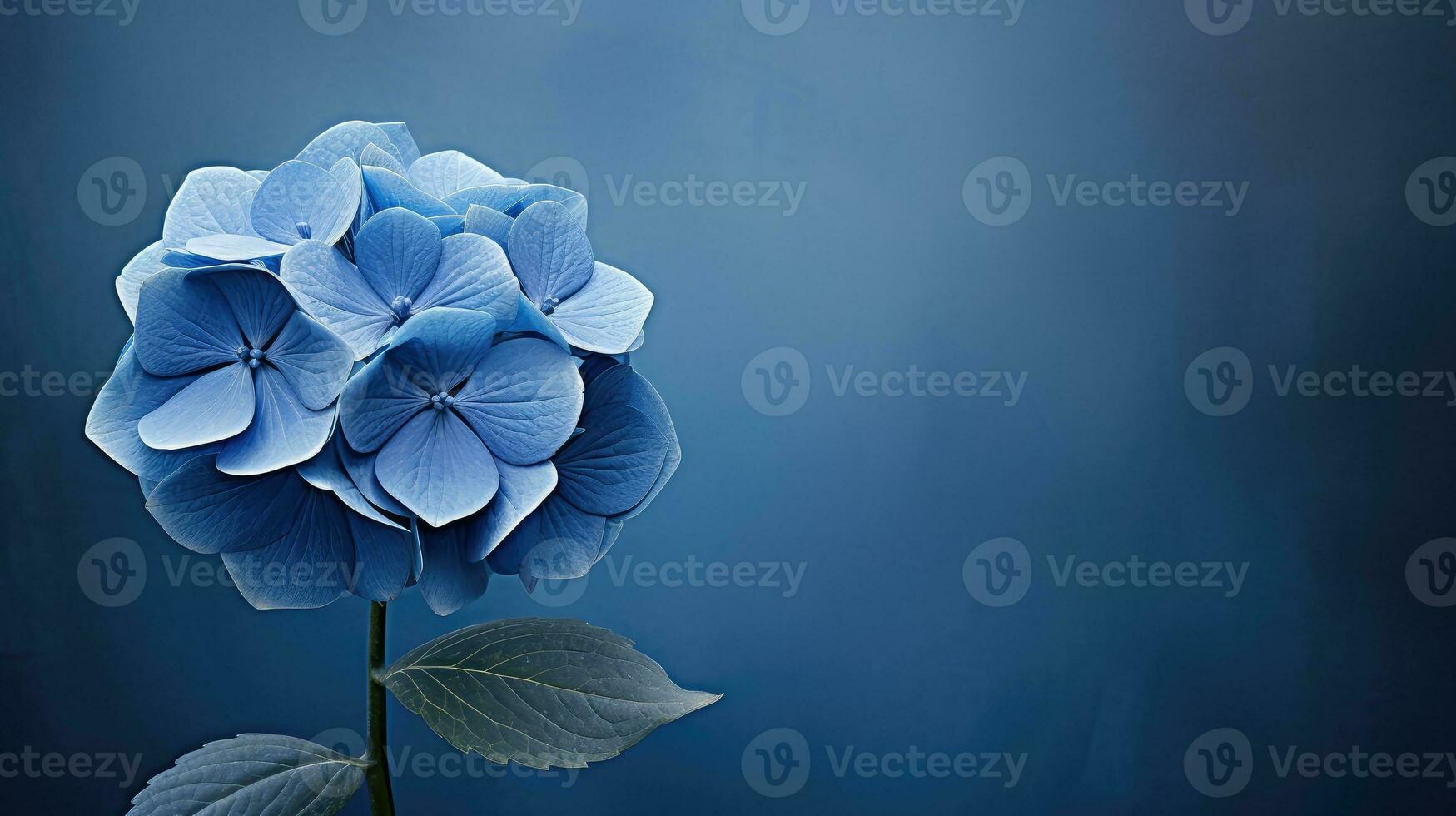 spring blue flower background artful ai generated photo