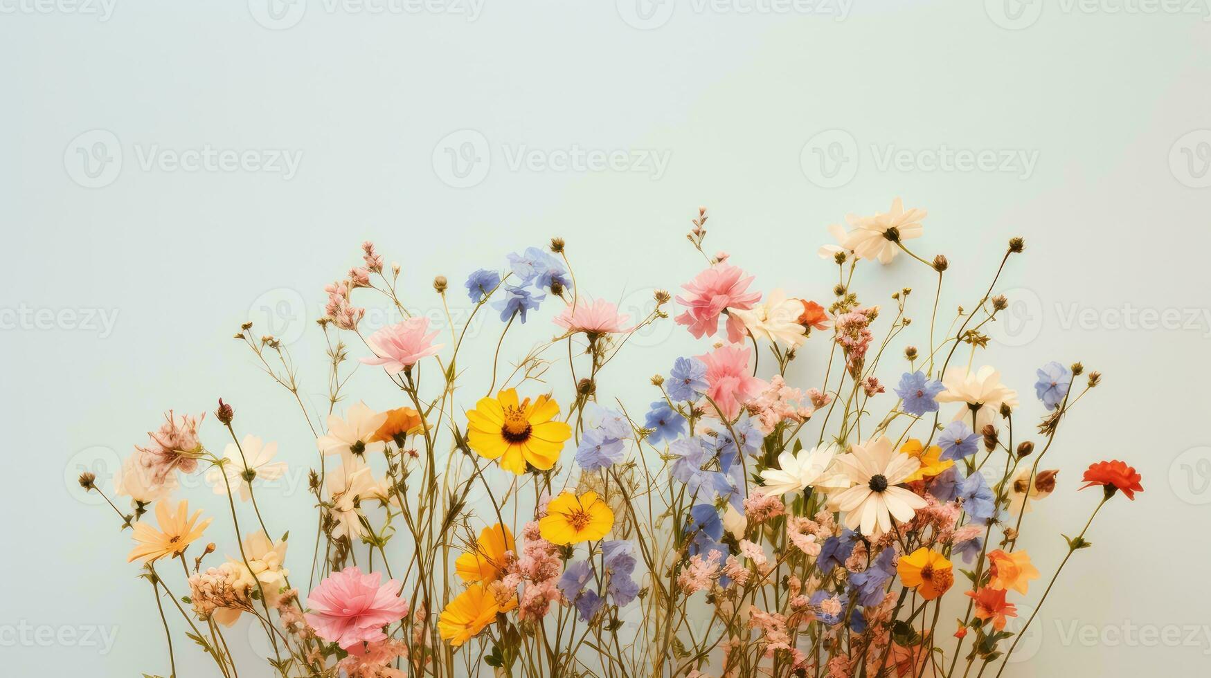 design plant flower background minimalistic ai generated photo