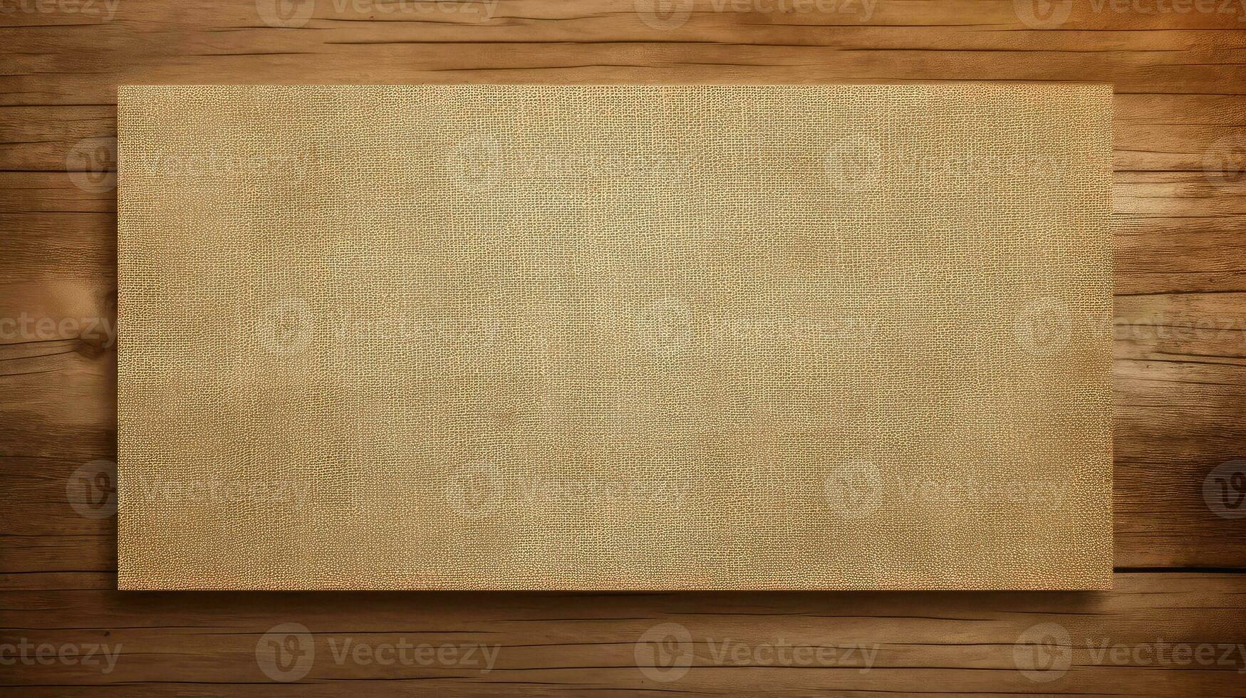 wood wooden rustic card top view ai generated photo