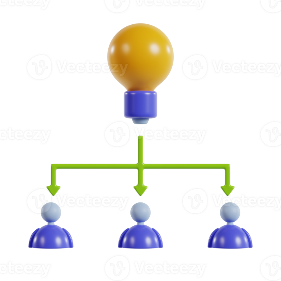 3d ilustração do motivação ícones png