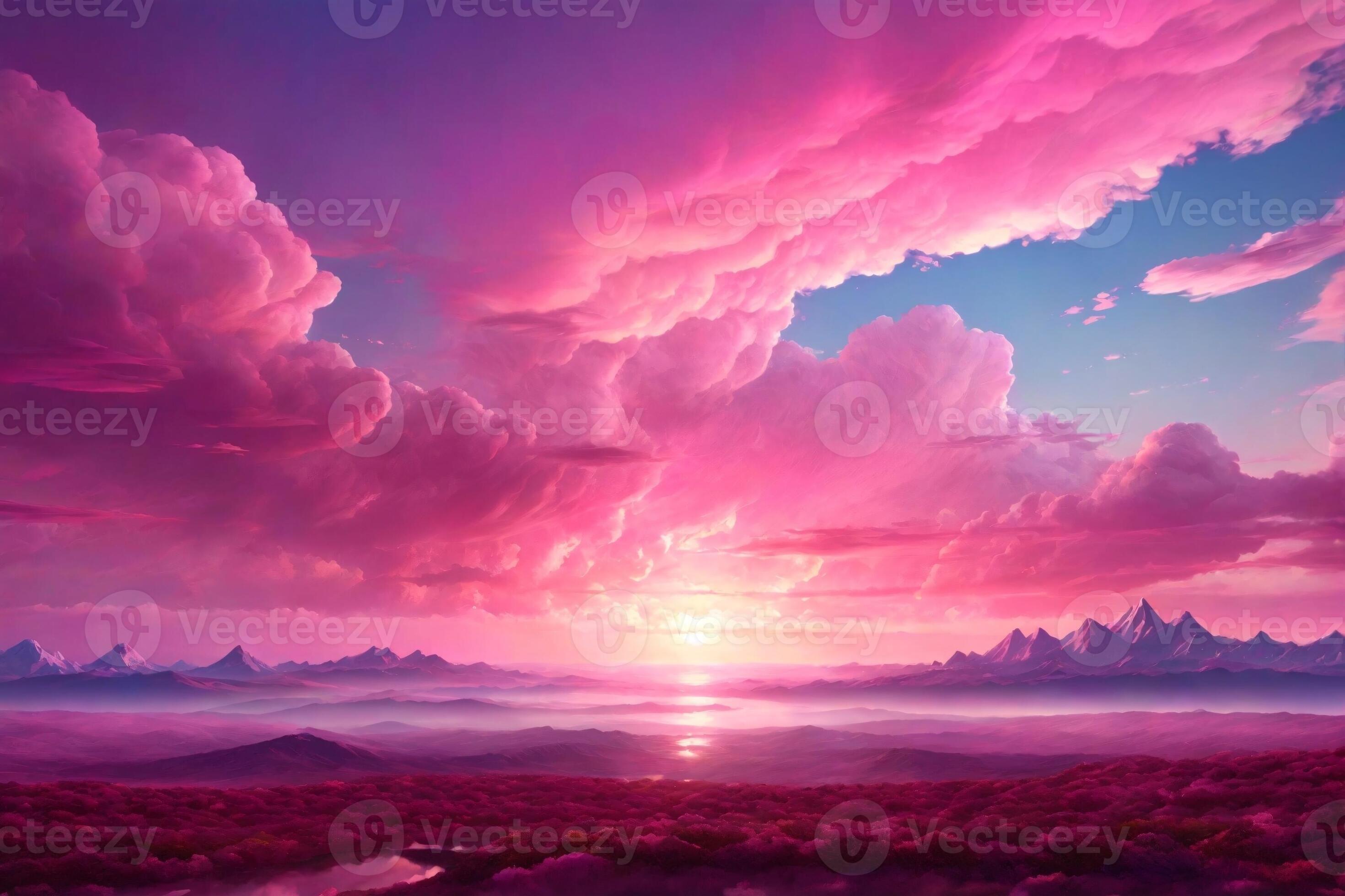 Wallpaper 2024 pink sky