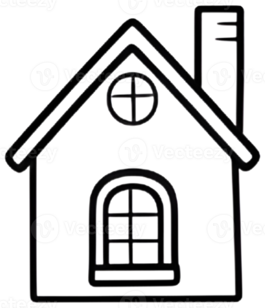 a house. Generative AI. png