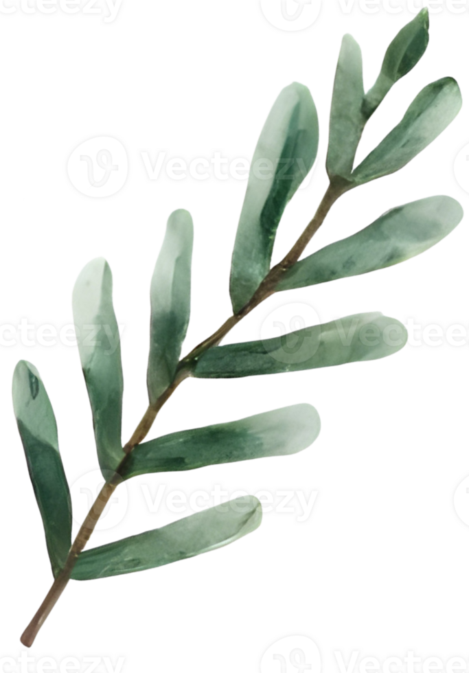 Leaf in Christmas. Generative AI png
