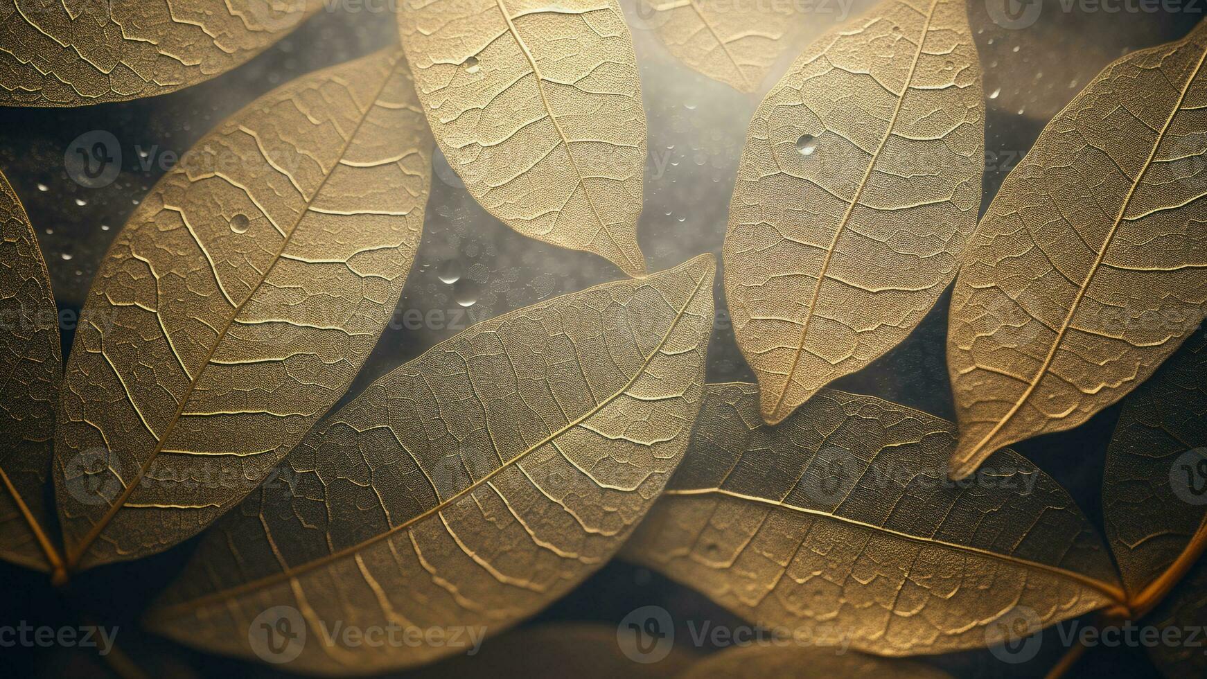 Luxury Leaf Texture Designs with Opulent Foliage Patterns, AI Generative photo