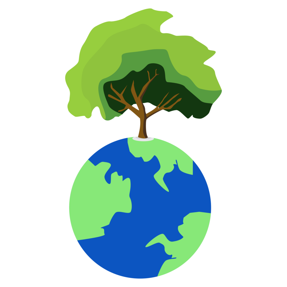 World environment and earth day concept. Save the world png