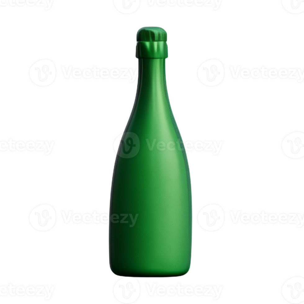 Champagne Bottle Drink AI Generative png