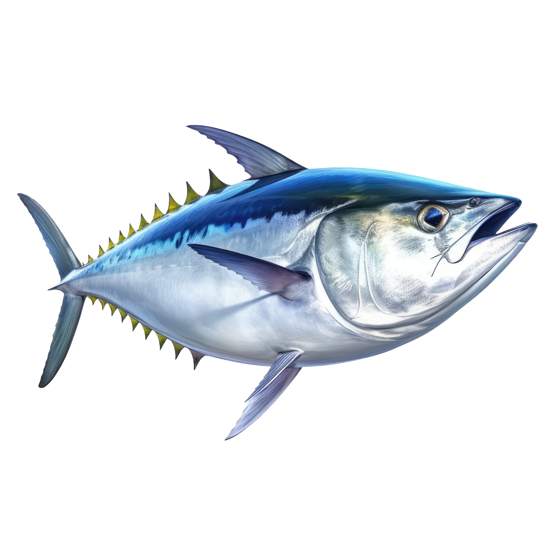 Tuna Fish cutout, AI Generative 33356468 PNG