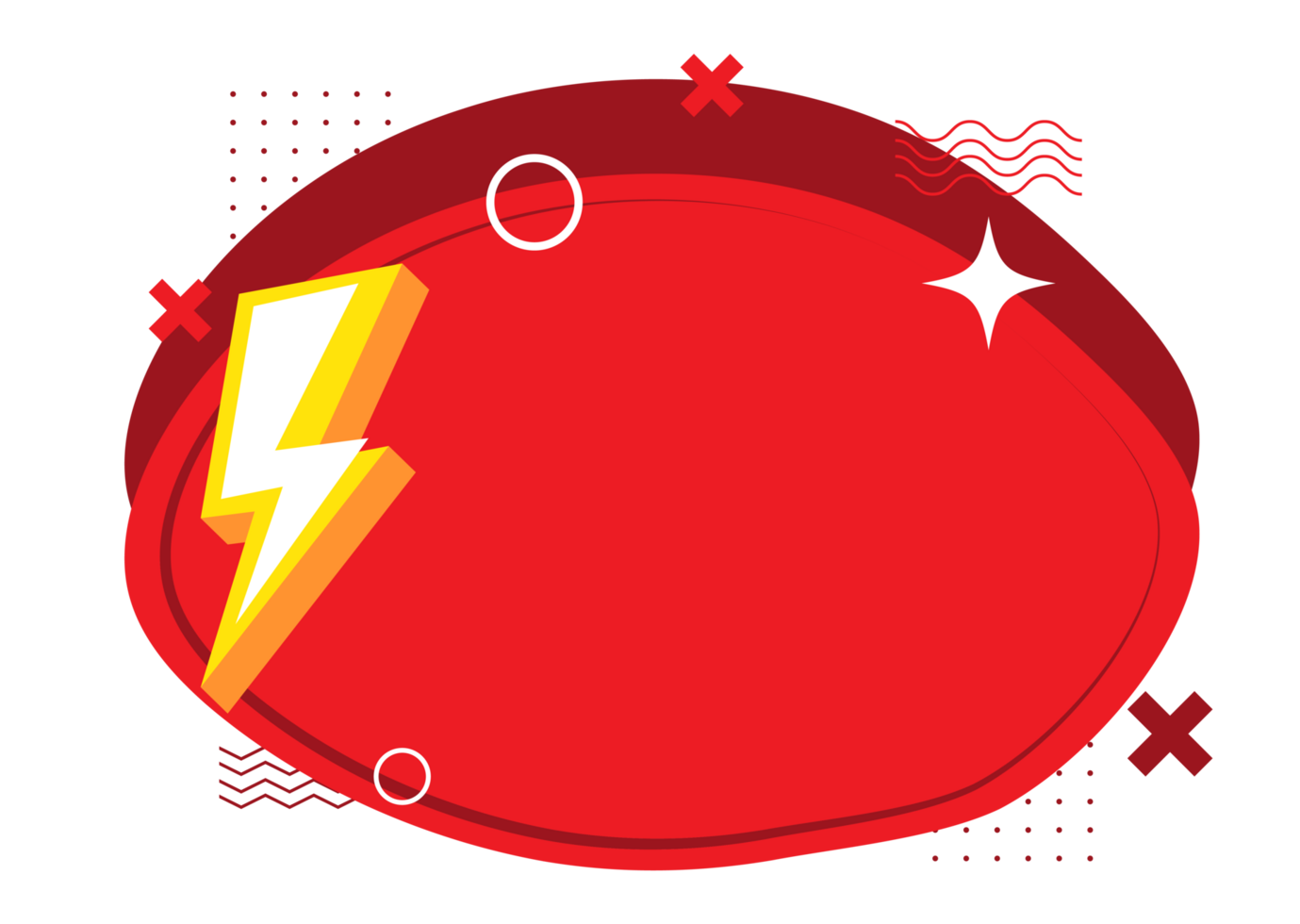 Flash sale promotion banner template design with space. png