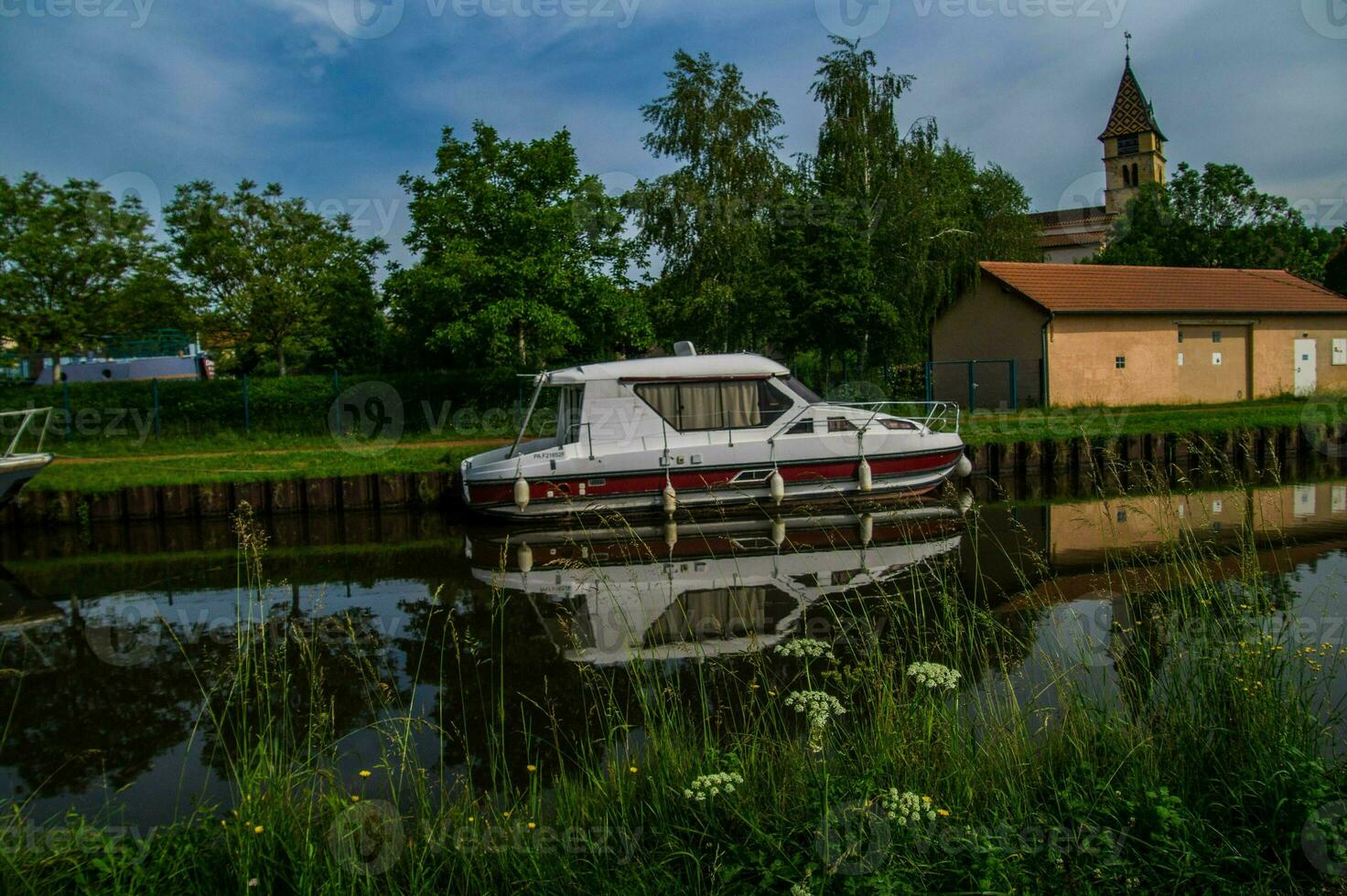 waterway of digoin -roanne,briennon,loire,france photo