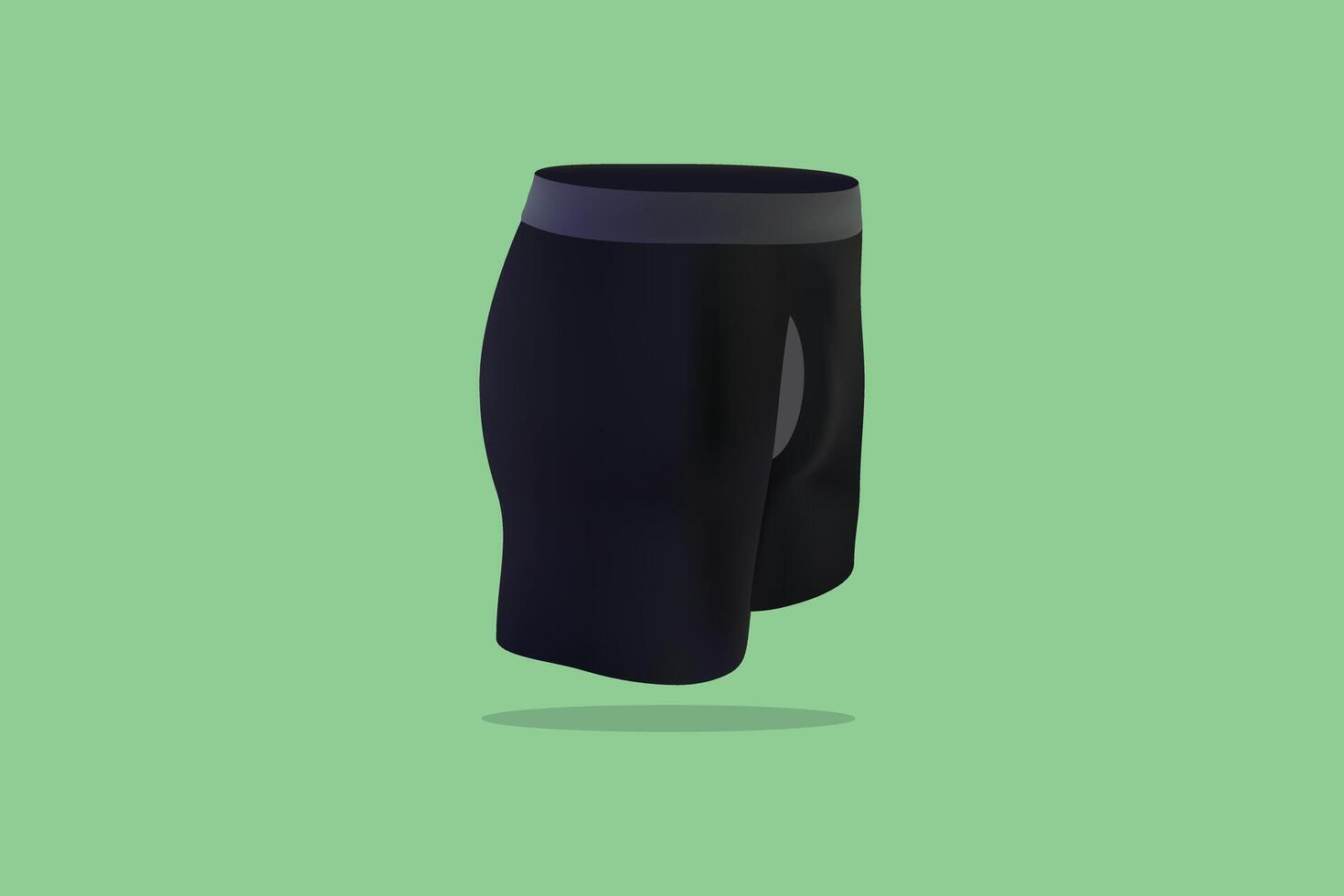 Men Sports Underwear vector illustration. Sports and fashion objects icon concept.