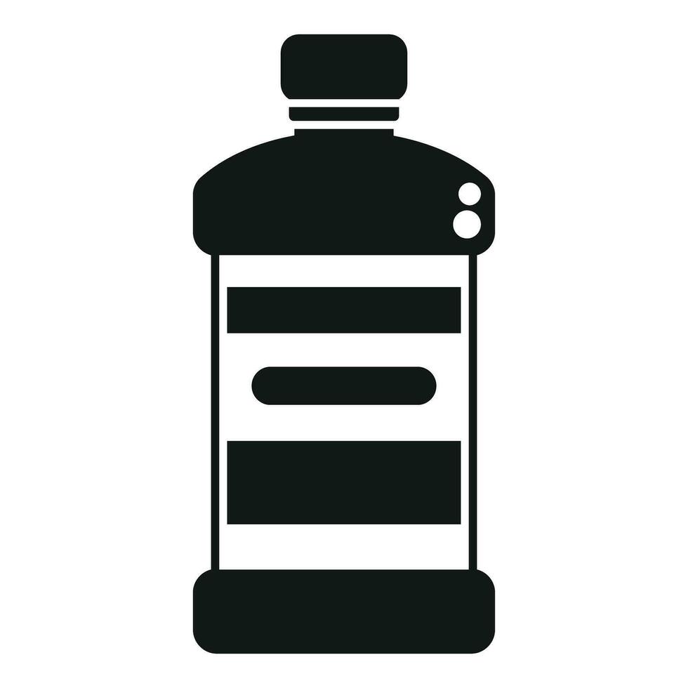 Kerosene small bottle icon simple vector. Fuel energy container vector