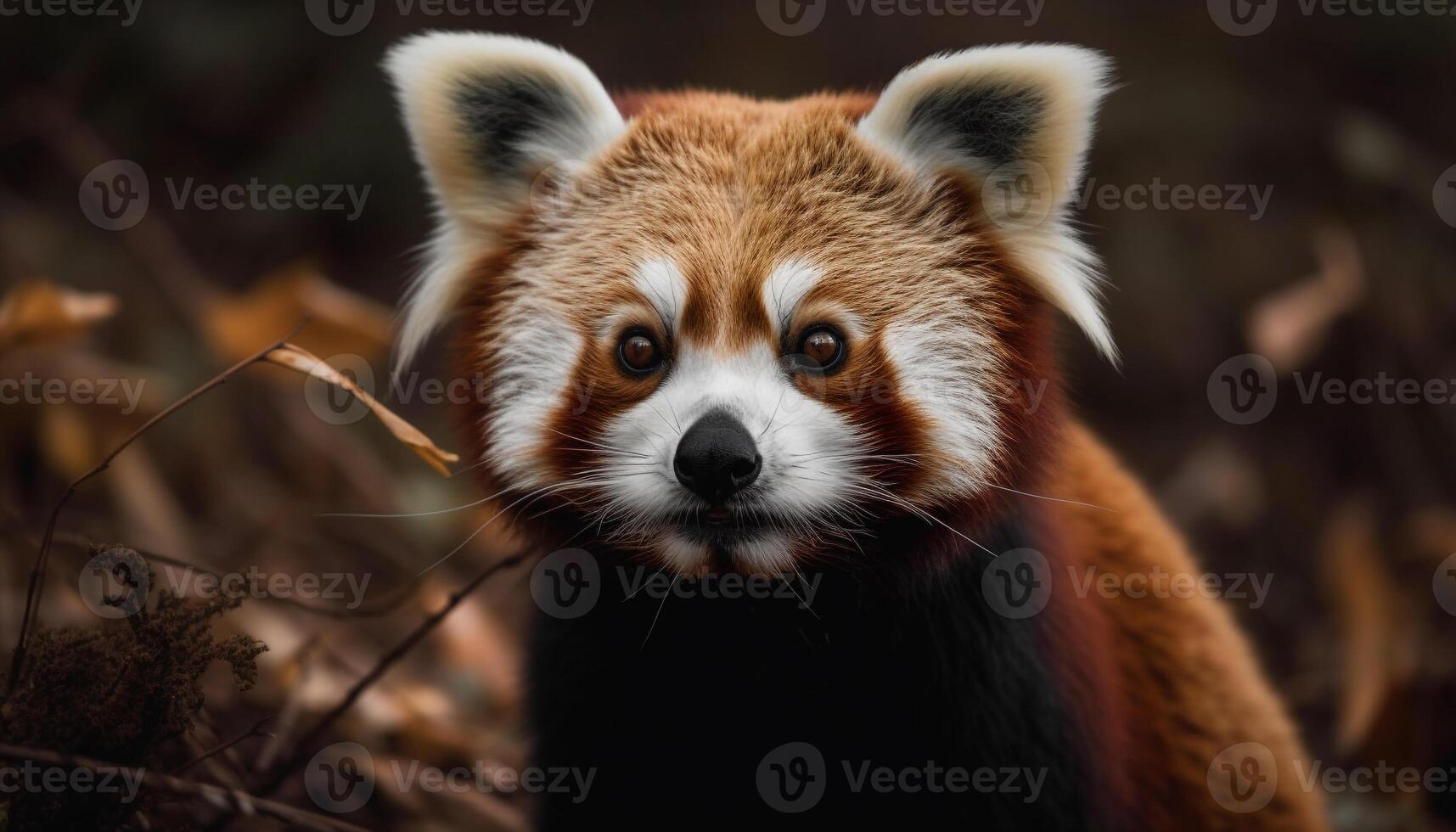 linda pequeño mamífero mirando al aire libre, mullido perrito retrato generado por ai foto