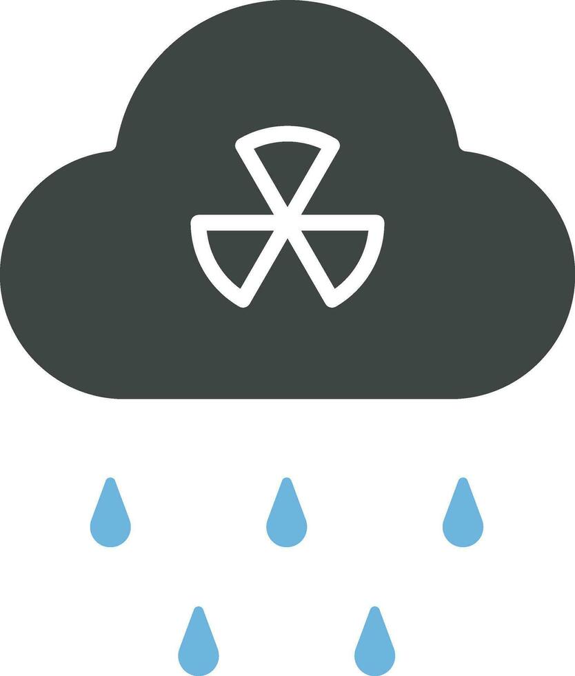 ácido lluvia icono vector imagen. adecuado para móvil aplicaciones, web aplicaciones y impresión medios de comunicación.