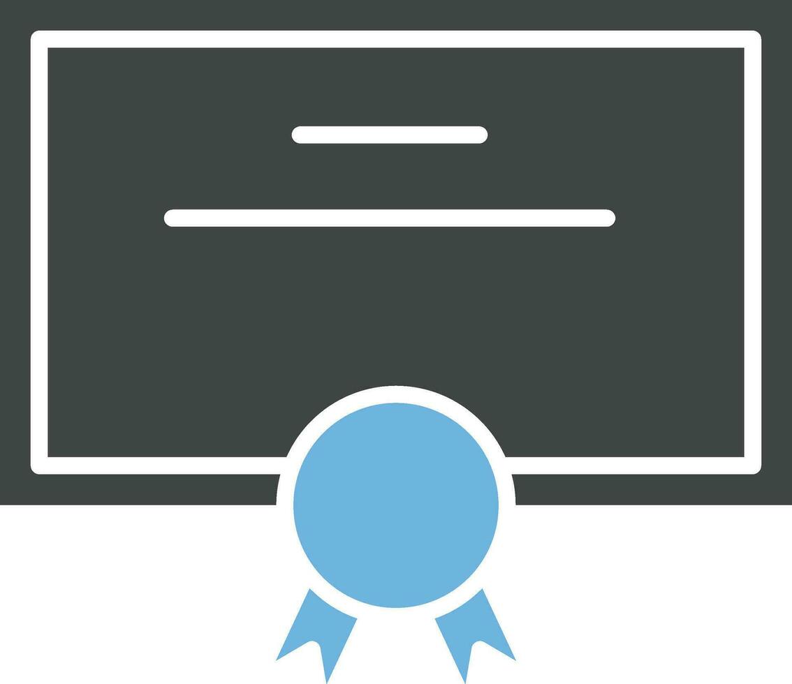 certificado icono vector imagen. adecuado para móvil aplicaciones, web aplicaciones y impresión medios de comunicación.