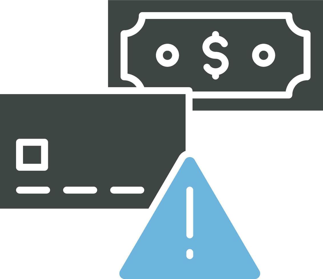 Debt icon vector image. Suitable for mobile apps, web apps and print media.