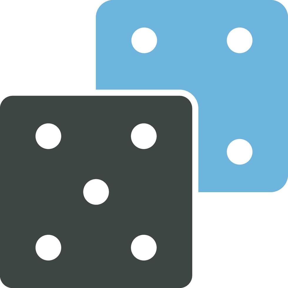 Dices icon vector image. Suitable for mobile apps, web apps and print media.