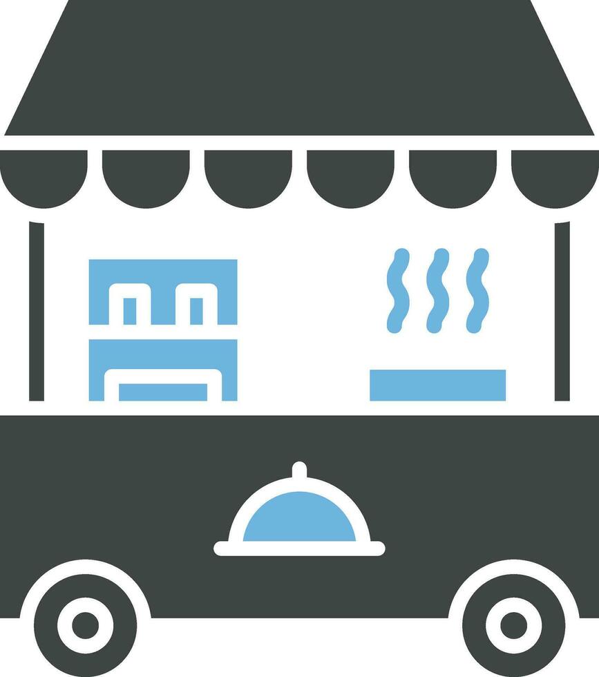 Food Stand icon vector image. Suitable for mobile apps, web apps and print media.