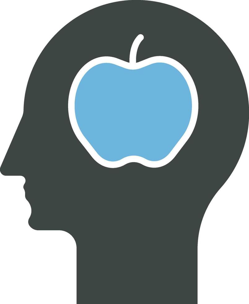 Healthy Mind icon vector image. Suitable for mobile apps, web apps and print media.